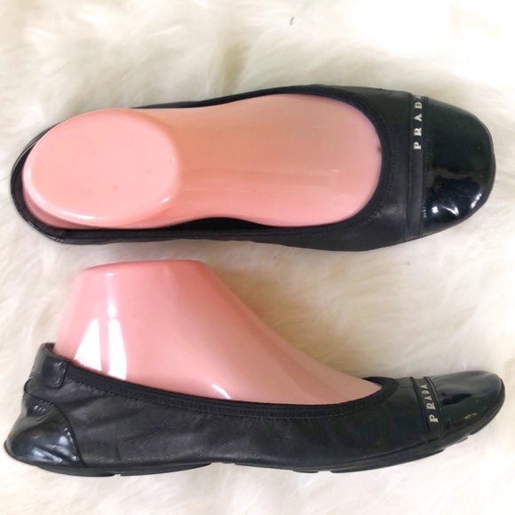 Prada Flat Shoes Women's Size 37 - Picture 1 of 15